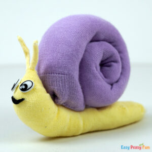 DIY Sewing Sock Snail Craft