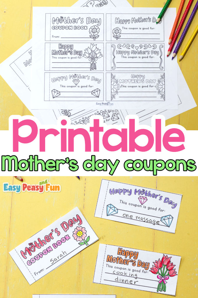 Free Printable Mother's Day Coupons and Ideas