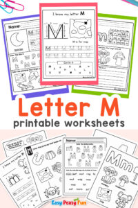 Letter M Worksheets for Preschool and Kindergarten - Easy Peasy and Fun