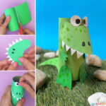 Toilet Paper Roll Dinosaur Craft - Easy Peasy and Fun