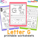 Preschool Letter G Worksheets