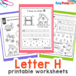 Preschool Letter H Worksheets