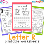 Preschool Letter R Worksheets