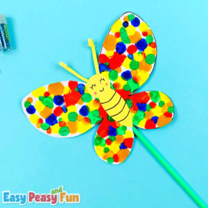 Easy Symmetrical Butterfly Art