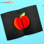 How To Make a Paper Apple Card - Easy Peasy and Fun