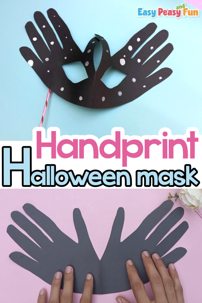 How to Make a Halloween Handprint Mask