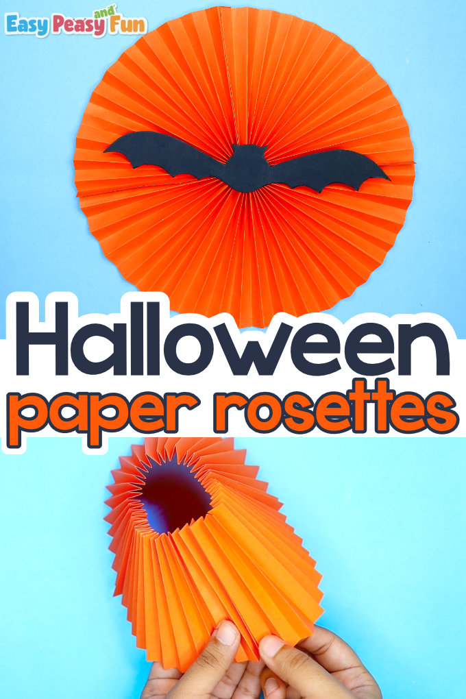 Make Paper Rosettes for Halloween