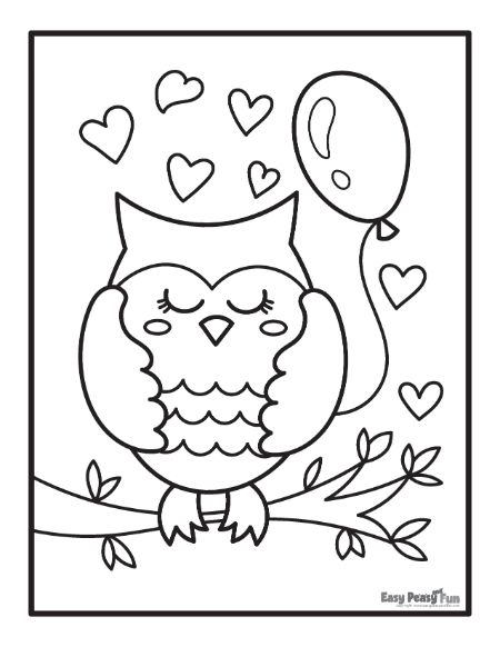 Owl with a Balloon