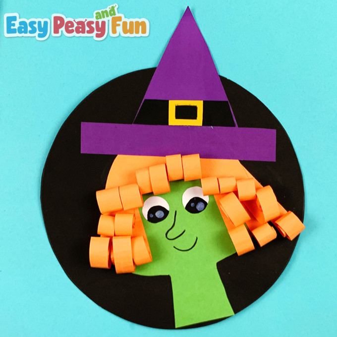 Paper Witch Craft for Kids
