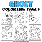 Printable Ghost Coloring Sheets
