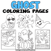 Printable Ghost Coloring Pages – 30 Sheets