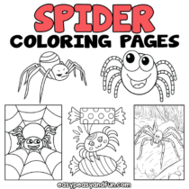 Printable Spider Coloring Pages – 30 Sheets