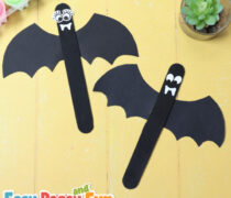 Craft Stick Bat – Recycled Popsicle Stick