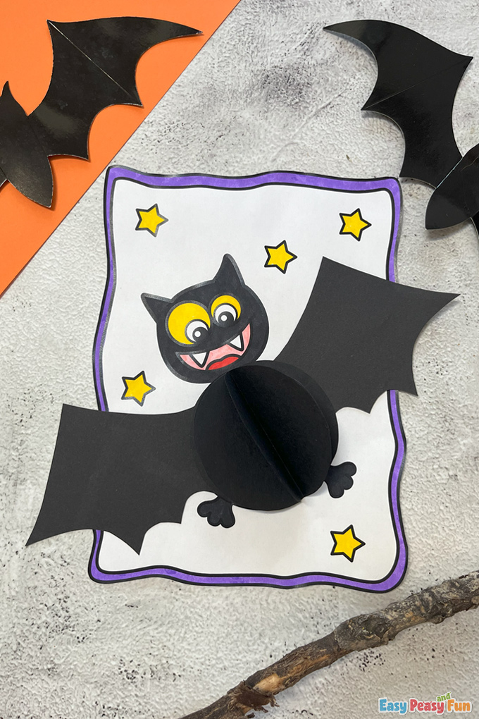 DIY Halloween Bat Craft
