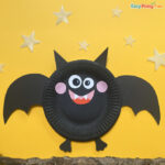 Halloween Paper Plate Bat