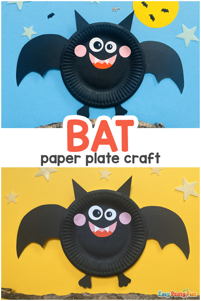 Paper Plate Bat