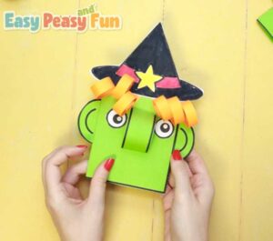 Build a Witch Puppet Template - Easy Peasy and Fun