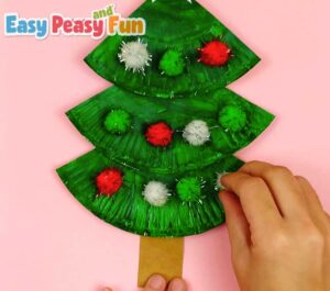 DIY Paper Plate Christmas Tree - Easy Peasy and Fun