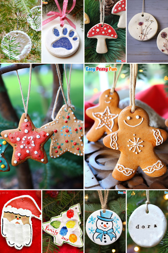 15+ DIY Salt Dough Ornaments - Ideas the Kids Will Love