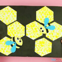 Bubble Wrap Beehive Craft