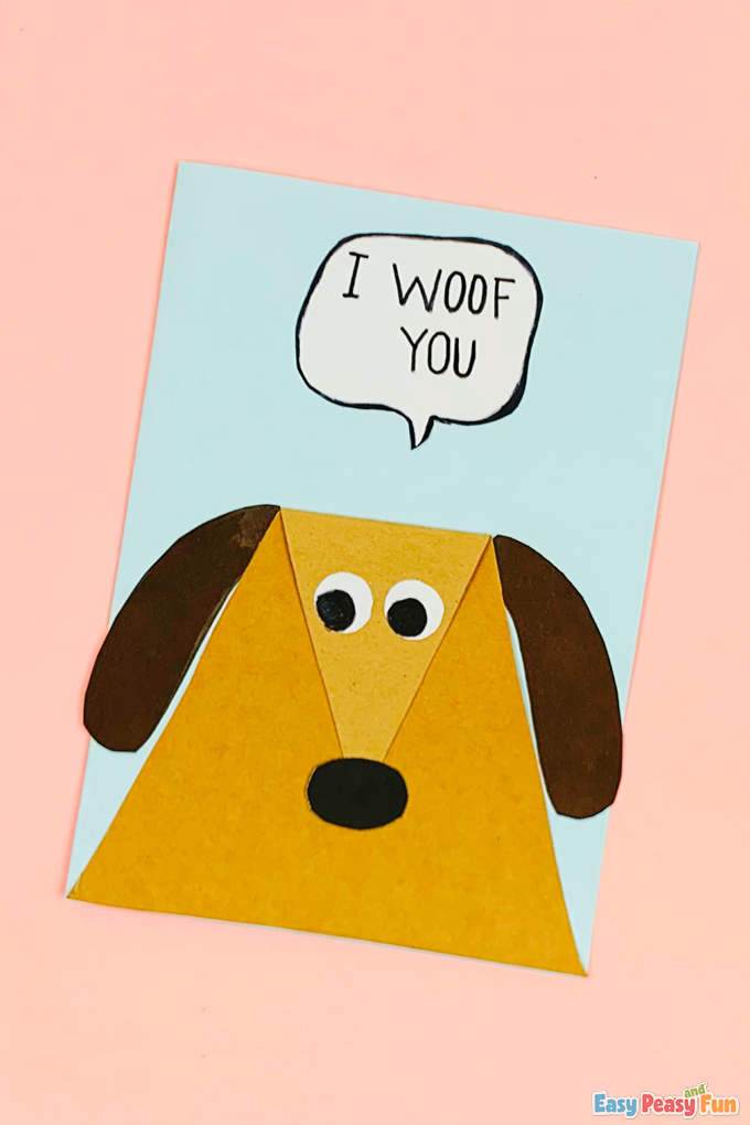 I Woof You Valentines Day Card