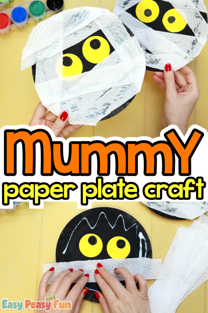 Paper Plate Mummy Craft for Kids