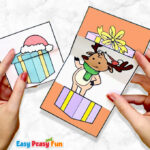 Printable Christmas Surprise Cards Template - Easy Peasy and Fun