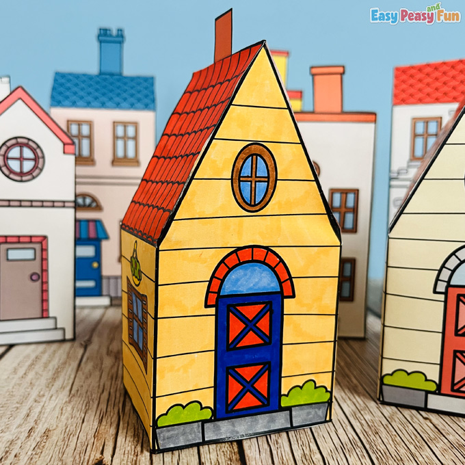Printable Paper House