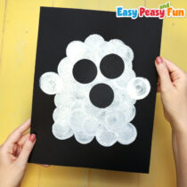 Easy Ghost Art Project for Kids