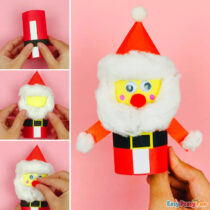 Toilet Paper Roll Santa Claus