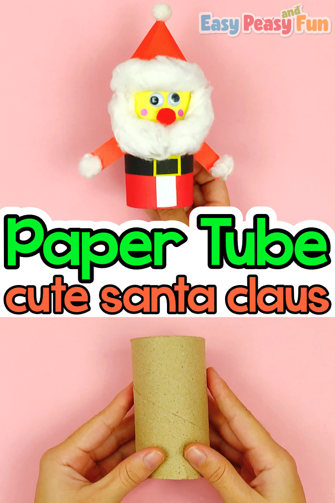Toilet Paper Roll Santa Claus