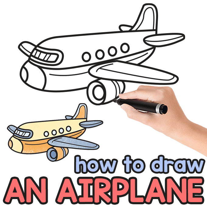 Airplane Directed Drawing Guide
