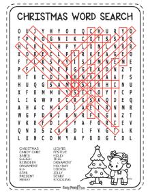 Answer Keys for Medium Word Search Word Puzzles 5