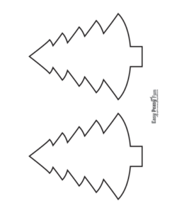 Free Printable Christmas Tree Templates - Easy Peasy and Fun