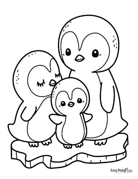Penguin Coloring Pages Penguin Coloring Pages