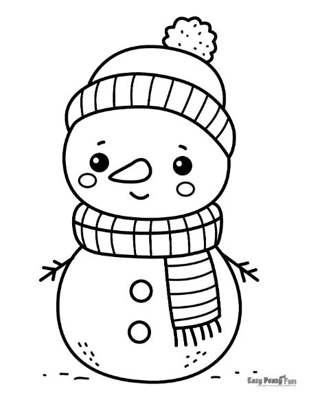 Snowman Image to Color