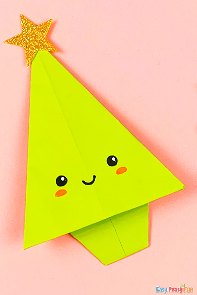 DIY Origami Christmas Tree Craft