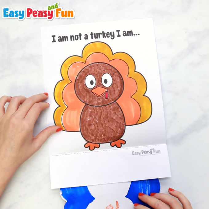 Disguise a Turkey as a Astronaut Paper Craft