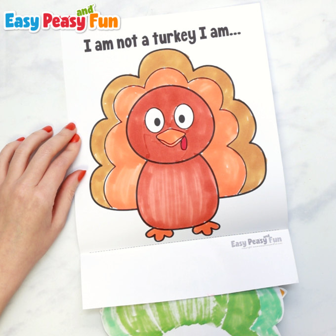 Disguise a Turkey as a Dinosaur Craft for Kids