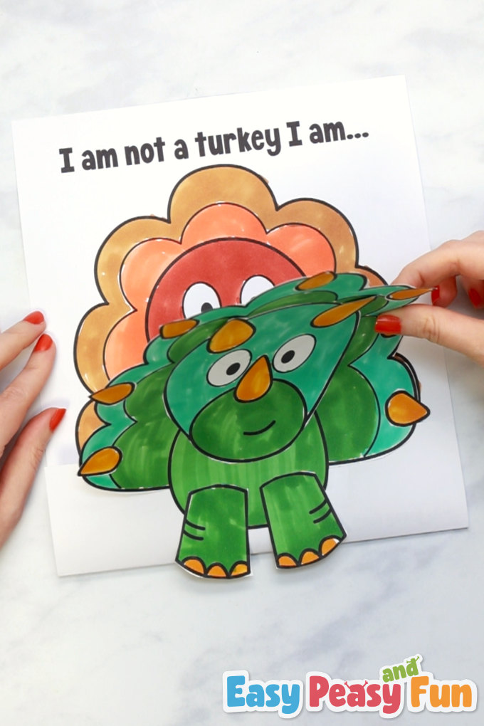 Disguise a Turkey as a Dinosaur