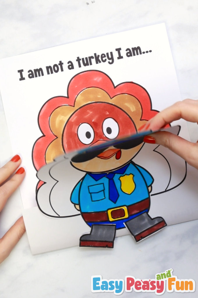 Disguise a Turkey as a Police Officer