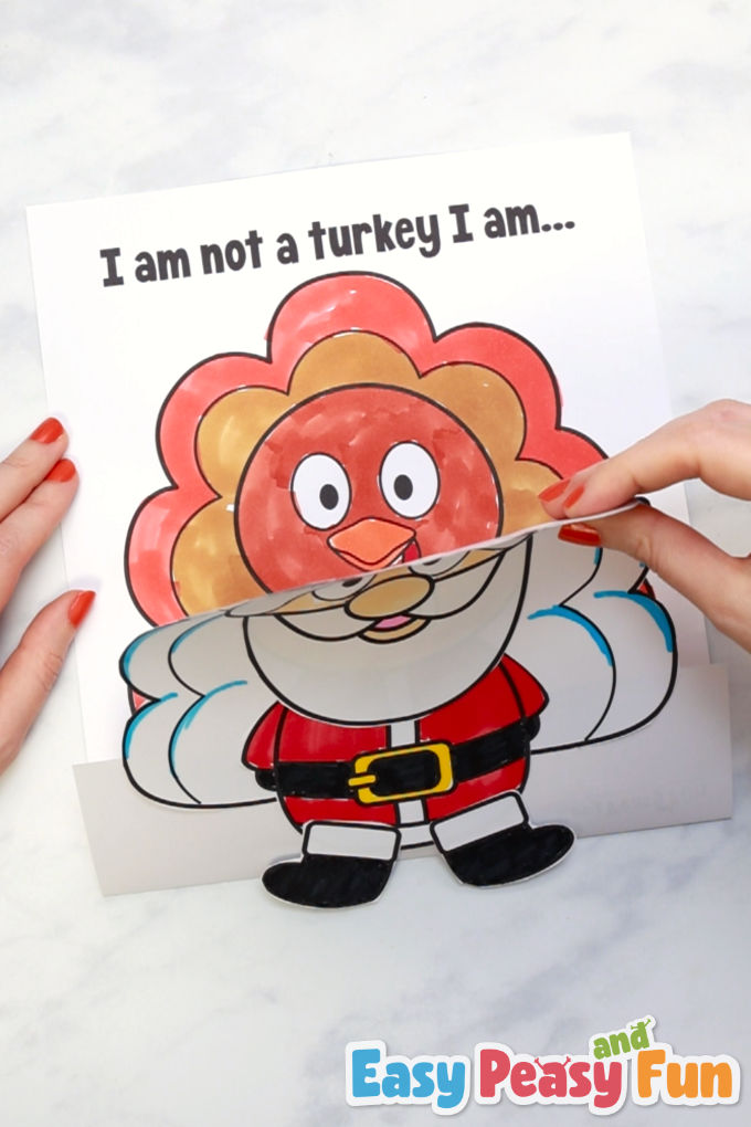 Disguise a Turkey as a Santa