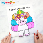 Disguise a Turkey as a Unicorn Printable Template - Easy Peasy and Fun