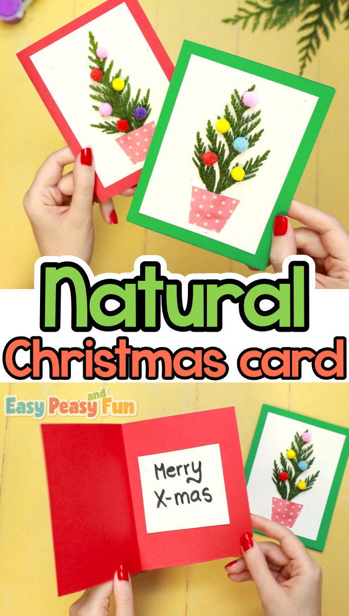Natural Christmas Card Idea