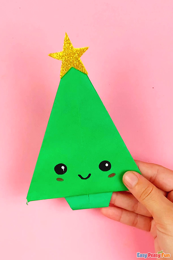 Origami Christmas Tree Craft