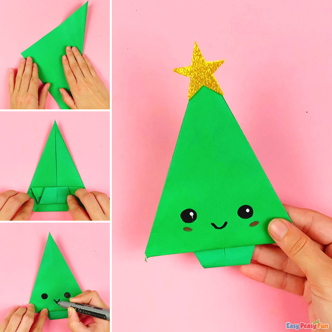 Origami Christmas Tree Idea