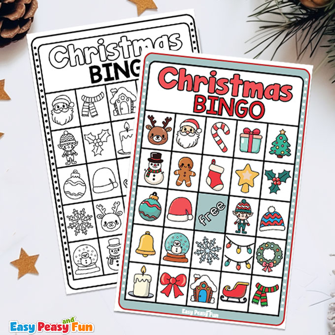 Printable Christmas Bingo Cards