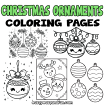 Free Printable Christmas Ornaments Coloring Pages