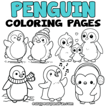 Printable Penguin Coloring Pages – Lots of Free Sheets