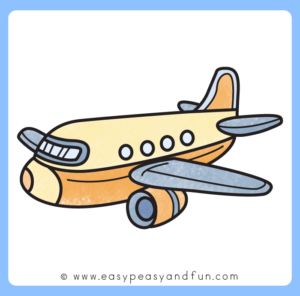 How to Draw an Airplane – Step by Step Drawing Tutorial - Easy Peasy ...